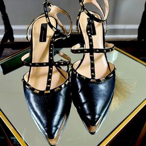 INC studded strappy heels. Perfect for parties! Size 10.5
